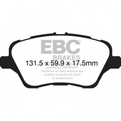 EBC Blackstuff Bremsbeläge Vorderachse DPX2149