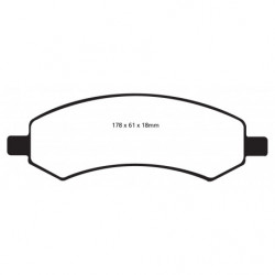 EBC Greenstuff Bremsbeläge Vorderachse DP61738