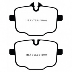 EBC Redstuff Bremsbeläge Hinterachse DP32089C