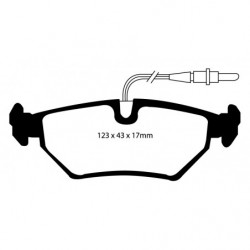 EBC Blackstuff Bremsbeläge Hinterachse DP1040