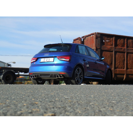 Audi S1 quattro Endschalldämpfer Ausgang rechts/links - 2x90 Typ 12 rechts/links