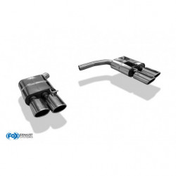 Audi A4/A5/S5 quattro - Rieger Endschalldämpfer rechts/links für 2-Rohr zweiflutig - 2x115x85 Typ 32 rechts/links - passend an Heckeinsatz