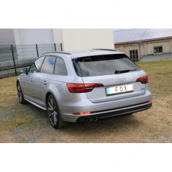 Audi A4 B9 - 3,0l TDI - quattro Endschalldämpfer - 2x80 Typ 25