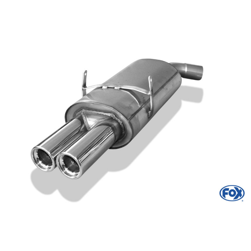 BMW E36 318is Endschalldämpfer Ø63,5 - 2x76 Typ 13
