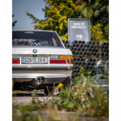 BMW E28 518i ohne Kat Endschalldämpfer - 2x55 Typ 10