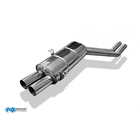 BMW E34 M5 Endschalldämpfer Ø2x63,5mm - 2x76 Typ 10