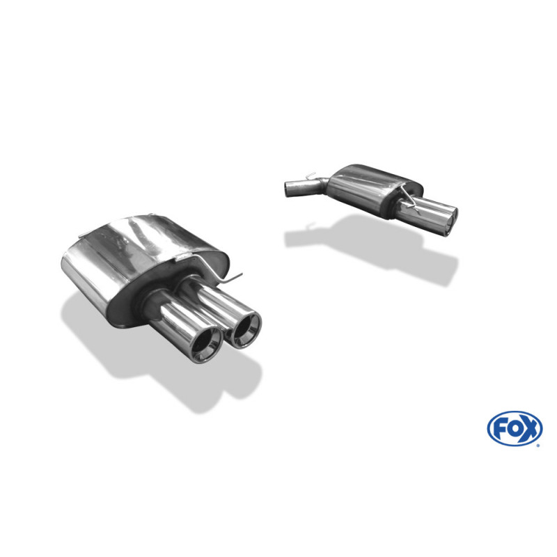 BMW F10 535d Endschalldämpfer rechts/links - 2x90 Typ 13 rechts/links