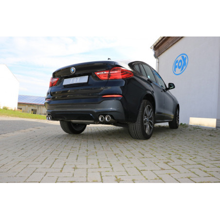 BMW X4 F26 Endschalldämpfer quer Ausgang rechts/links - 2x90 Typ 17 rechts/links