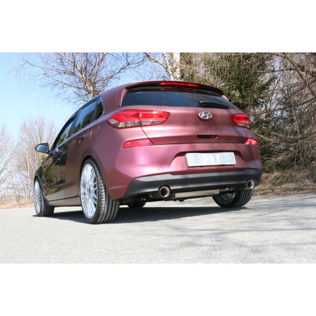 Hyundai i30 PDE Endschalldämpfer quer Ausgang rechts/links - 1x90 Typ 25 rechts/links