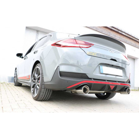 Hyundai i30N Performance Fastback Endschalldämpfer quer Ausgang rechts/links mit Abgasklappe - 1x114 Typ 12 rechts/links