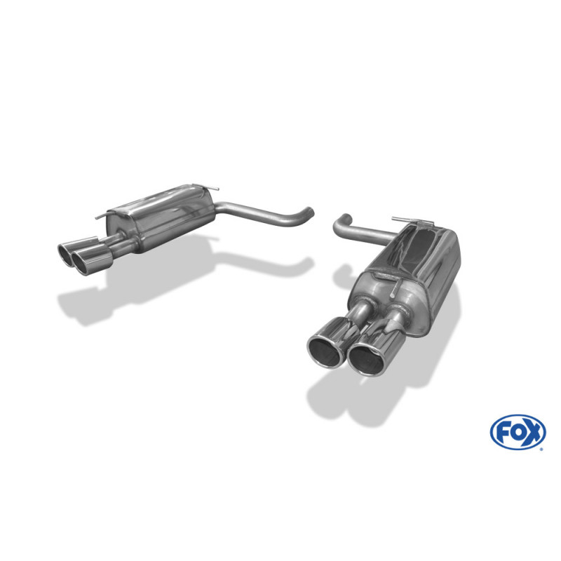 Jaguar XF CC9 Endschalldämpfer rechts/links - 2x90 Typ 16 rechts/links