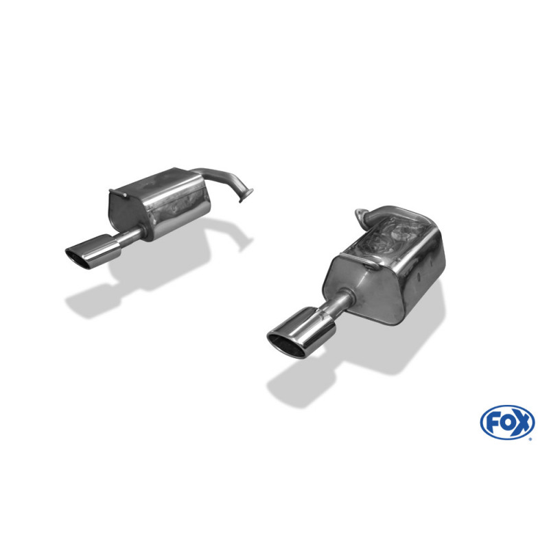 Mazda 6 Facelift Endschalldämpfer Ausgang rechts/links einflutig - 115x85 Typ 32 rechts/links