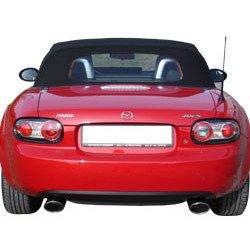 Mazda MX5 Typ NC Endschalldämpfer Ausgang rechts/links - 115x85 Typ 33 rechts/links - kernig sportlicher Sound mit TÜV-Teilegutachten