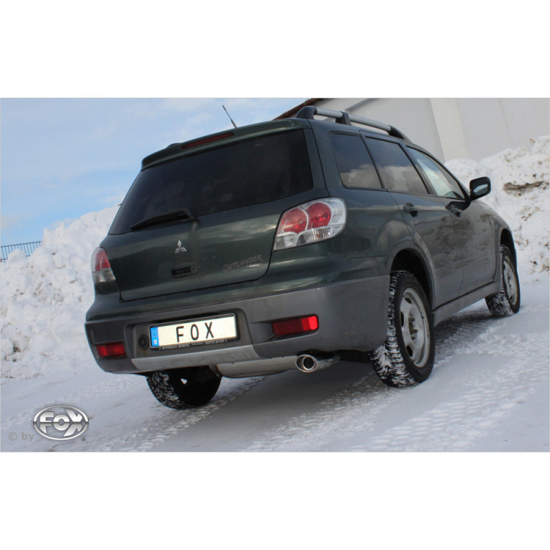 Mitsubishi Outlander 4WD Endschalldämpfer - 115x85 Typ 33