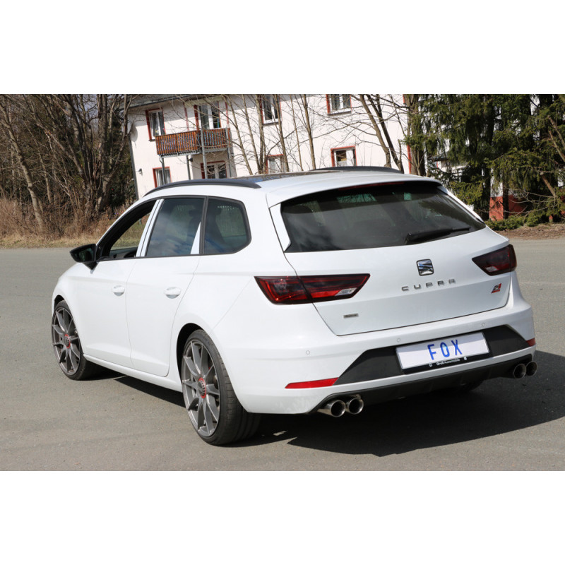 Seat Leon 5F ST 4x4 - Cupra 300 Endschalldämpfer rechts/links - 2x80 Typ 25 rechts/links