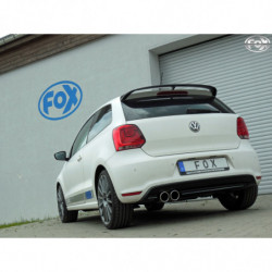 VW Polo 6R - WRC Endschalldämpfer 63,5mm - 2x90 Typ 16