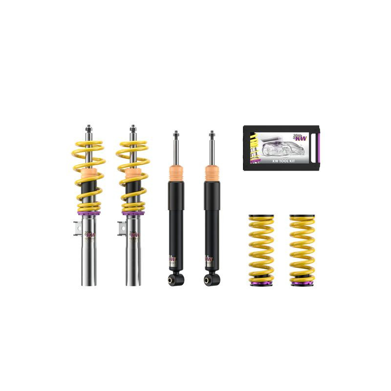 KW Gewindefahrwerk V1 inox (inkl. Stilllegung f. elektr. Dämpfer)